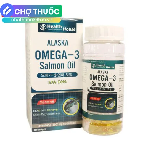 Alaska Omega-3 Salmon Oil Health House