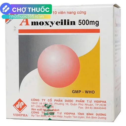 Amoxycilin 500mg Vidipha