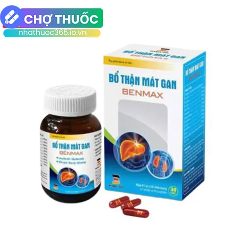 Bổ thận mát gan Benmax (Lọ 30 viên)