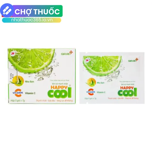 Bột sủi thanh nhiệt Happy Cool