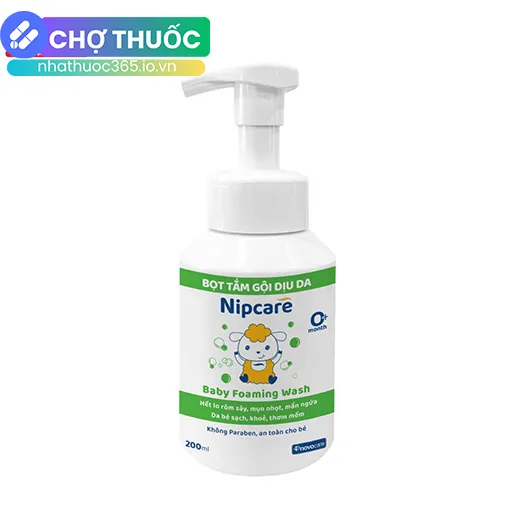 Bọt tắm gội dịu da Nipcare