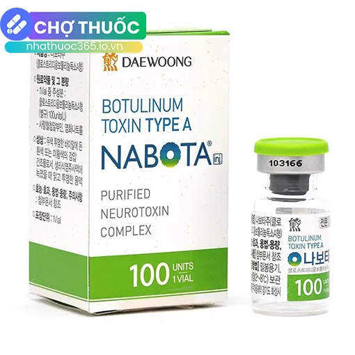 Botox 100 Units Botulinum Toxin Type A Nabota