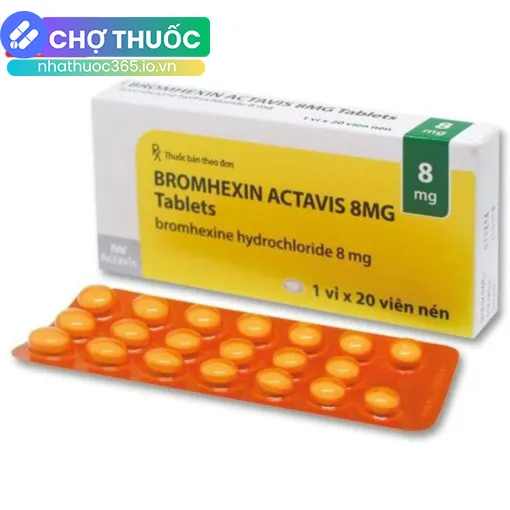 Bromhexin Actavis 8mg