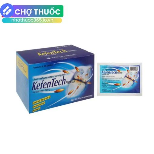 Cao dán KefenTech Plaster (Hộp 20 gói)