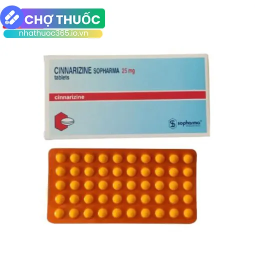 Cinnarizine Sopharma 25mg tablet