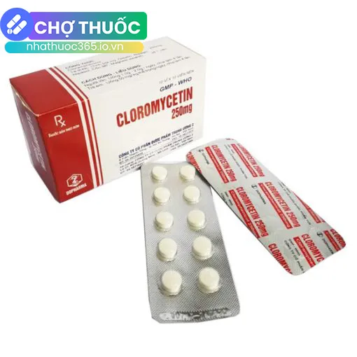 Cloromycetin 250mg (vỉ) Dopharma