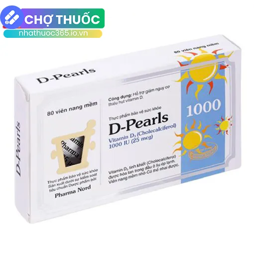 D-Pearls Vitamin D3 1000IU