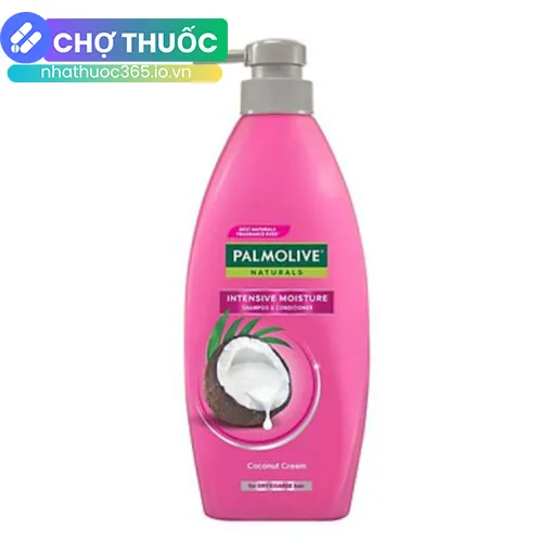 Dầu gội Palmolive sữa dừa (chai hồng) 600mL