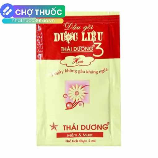 Dầu gội Thái Dương 3 Hoa (gói 5ml)