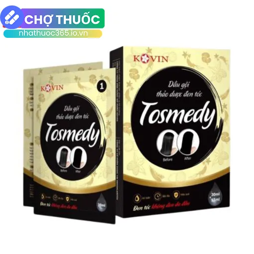 Dầu gội thảo dược đen tóc Tosmedy