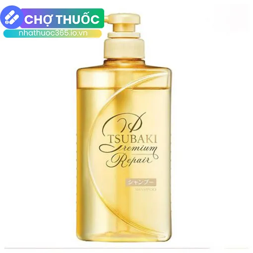 Dầu gội Tsubaki Premium Repair vàng 490ml