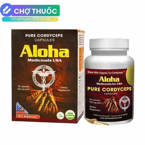 Đông trùng hạ thảo Aloha Medicinals Usa 30 Viên