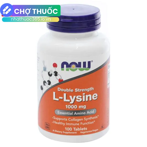 Double Strength L-Lysine 1000mg Now