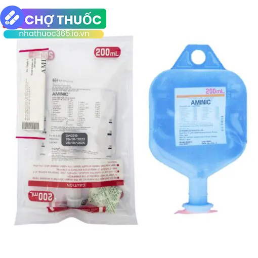 Dung dịch tiêm truyền tĩnh mạch Aminic 200ml