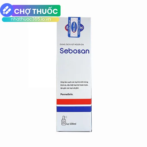 Dung dịch xịt ngoài da Sebosan 100ml