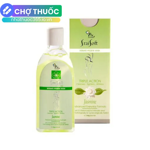Gel Vệ Sinh Hương Hoa Nhài Fixderma Srai Soft Gel – Jamine (100g)
