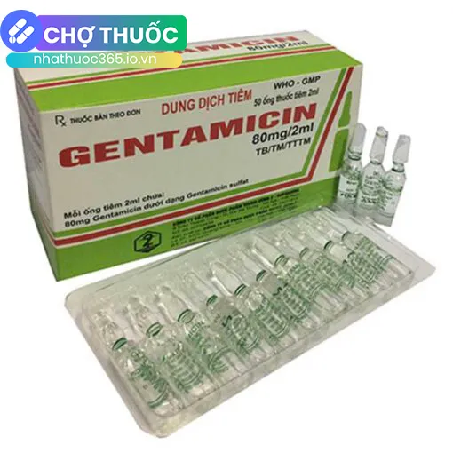 Gentamicin 80mg/2ml Dược TW2