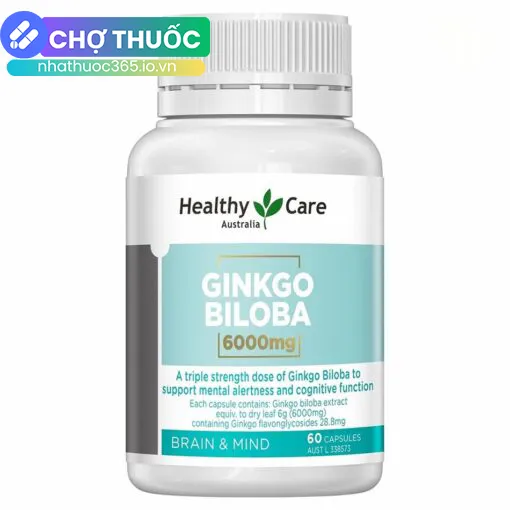 Ginkgo biloba 6000 Healthy Care