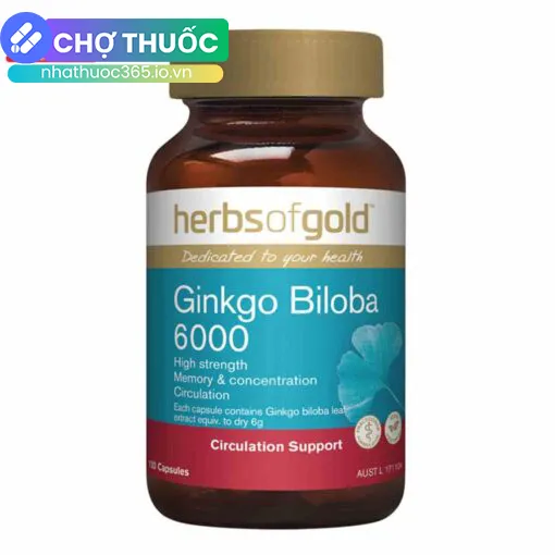 Ginkgo Biloba 6000 Herbsofgold