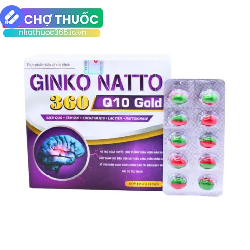 Ginkgo Natto 360 Q10 Gold