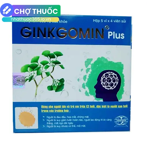 Ginkgomin Plus (Hộp 20 viên)