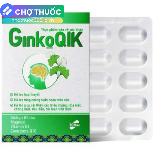 GinkoQik (Hộp 30 viên)