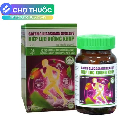Green Glucosamin Healthy Diệp lục Xương khớp
