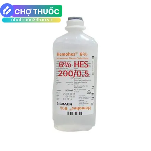 Hemohes 6% 500ml