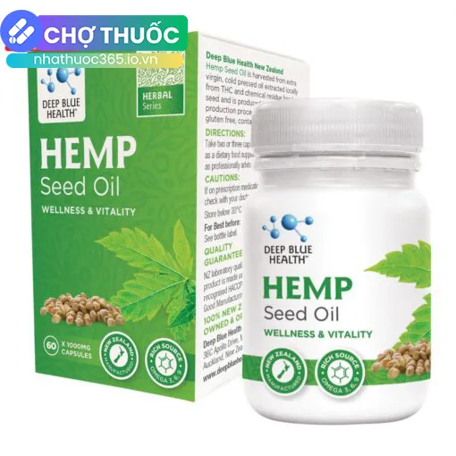Hemp Seed Oil Deep Blue Health