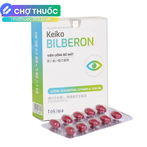 Keiko Bilberon Viên Uống Bổ Mắt (dạng vỉ)