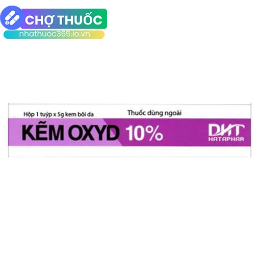 Kẽm Oxyd 10% Hataphar 5g