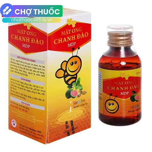 Mật Ong Chanh Đào MDP 120ml