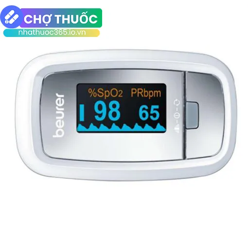 Máy đo nồng độ oxy trong máu (SPO2) và nhịp tim Beurer PO30