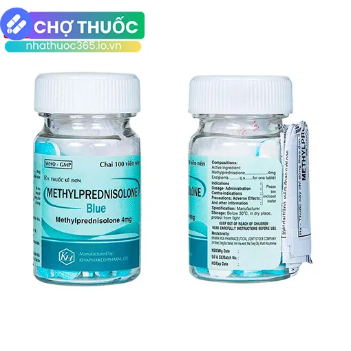 Methylprednisolone Blue 4mg