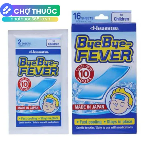 Miếng dán hạ sốt ByeBye Fever