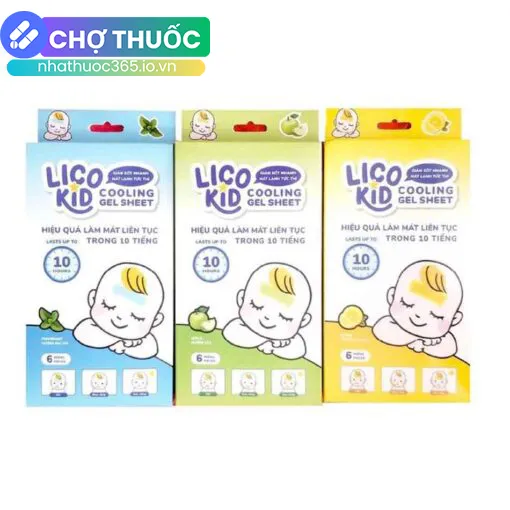 Miếng Dán Hạ Sốt Lico Kid