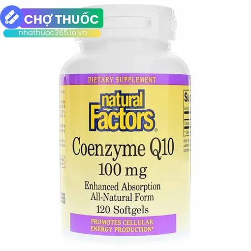 Natural Factors Coenzyme Q10 100mg