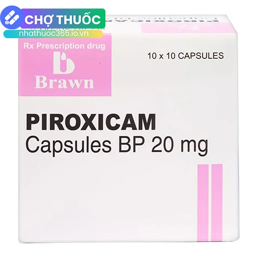 Piroxicam Capsules BP 20mg Brawn