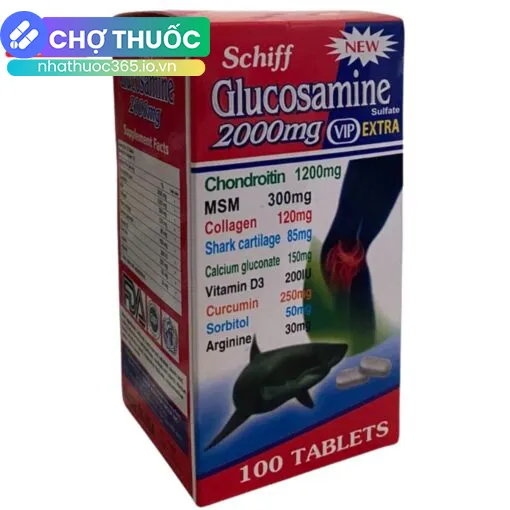 Schiff Glucosamine 2000mg NEW VIP Extra