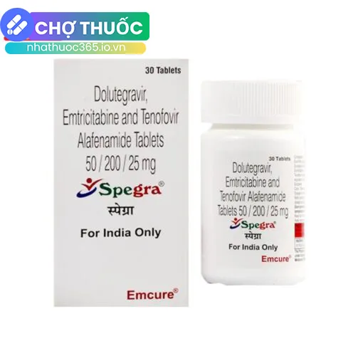 Spegra 50mg/200mg/25mg Emcure