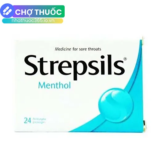 Strepsils Menthol (Hộp 24 viên)