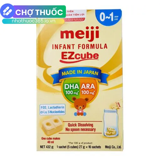 Sữa Meiji Infant Formula EZcube