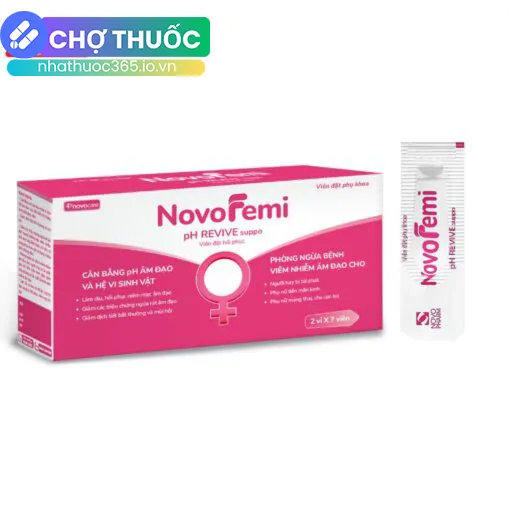 Viên đặt NovoFemi pH REVIVE suppo