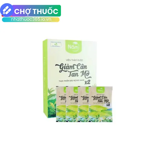 Viên thảo dược Giảm Cân Tan Mỡ Nấm X2