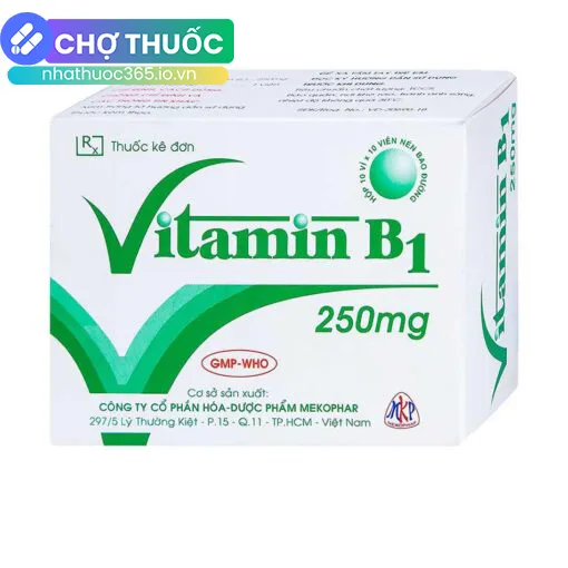 Vitamin B1 250mg Mekophar (vỉ)
