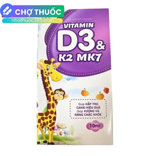 Vitamin D3 & K2 MK7