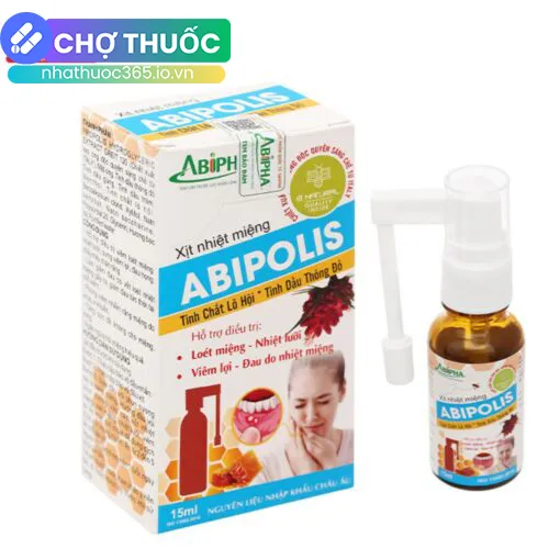 Xịt nhiệt miệng Abipolis